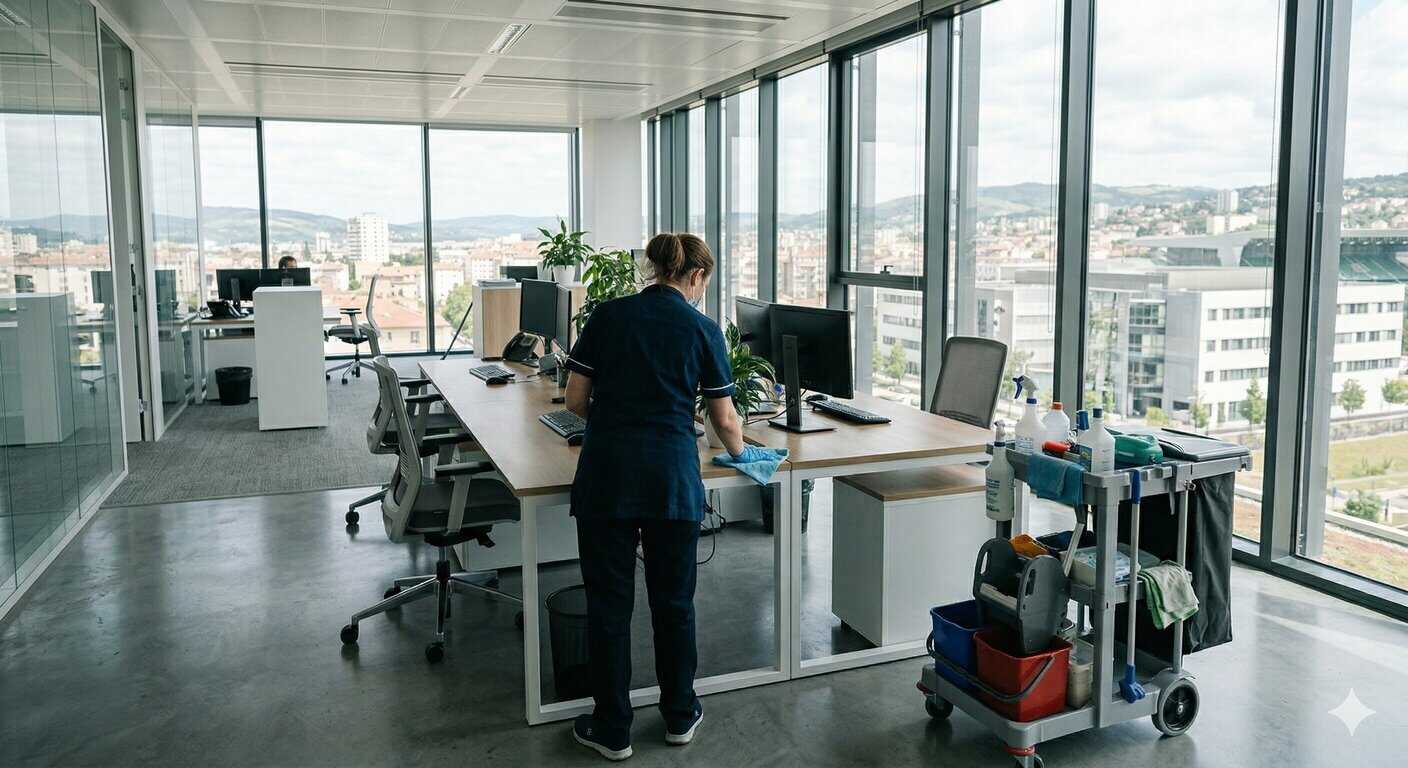 agent nettoyage bureaux professionnels saint etienne
