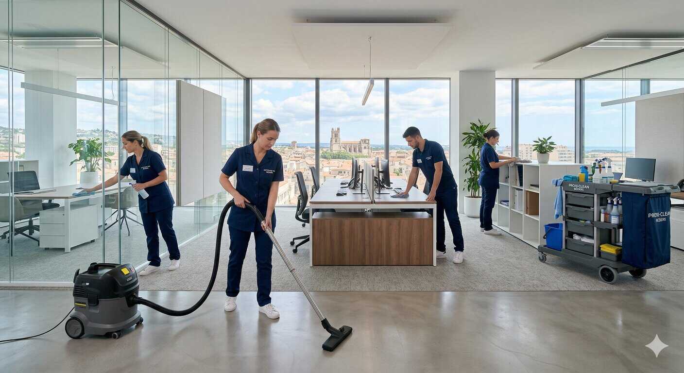 Entreprise de nettoyage à Béziers Elo C Clean équipe professionnelle