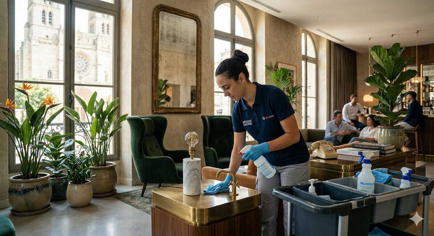 Nettoyage de bureaux professionnels à Béziers