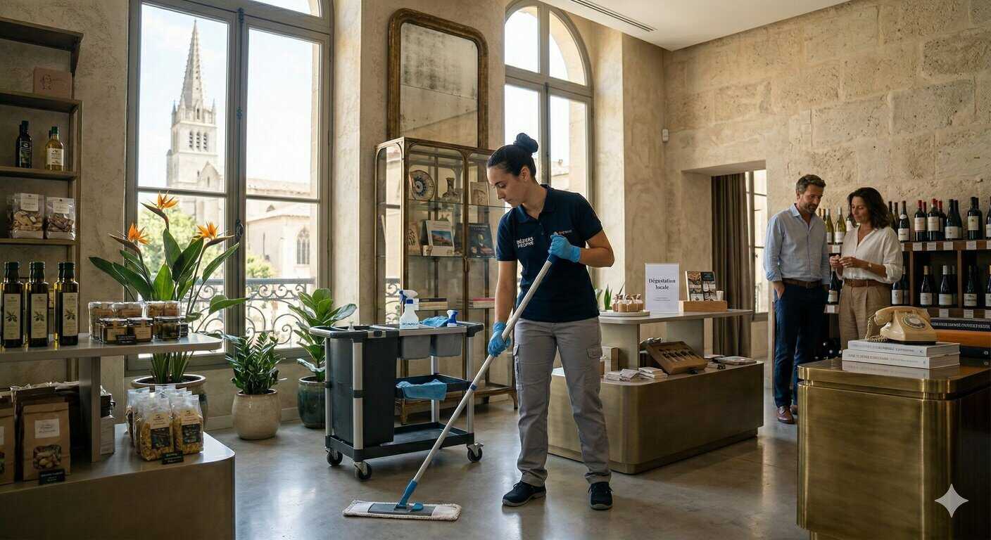 Nettoyage de commerce à Béziers