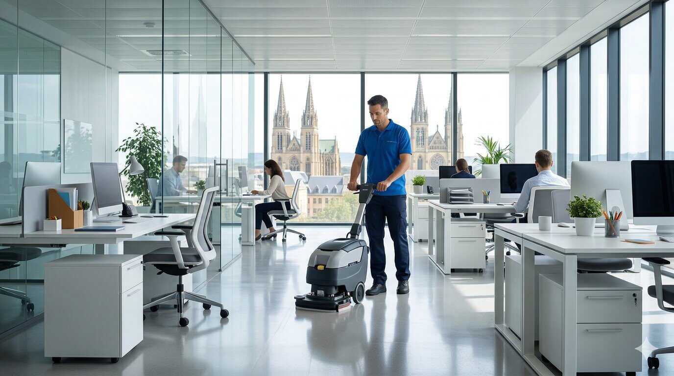 Nettoyage des sols de bureaux à Metz par Elo C Clean