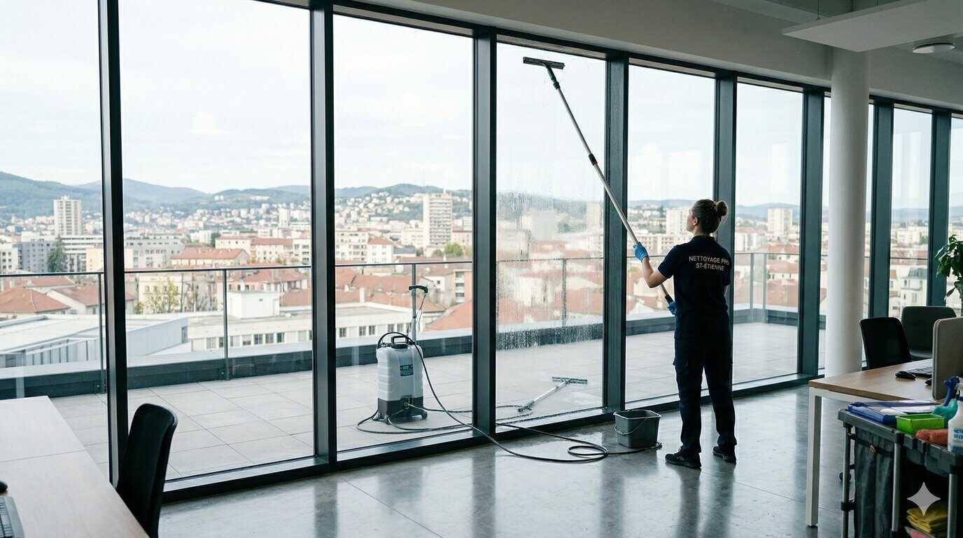 Nettoyage vitres Saint-Étienne